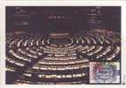 PAYS BAS CARTE MAXIMUM NUM.YVERT 1215 PARLEMENT EUROPEEN - Maximum Cards