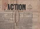 L´ACTION REPUBLICAINE ET SOCIALE 7 AOUT 1904 - DIE - CREST - ZEVAES - CHEMINS DE FER PLM - PUBLICITES ... - General Issues