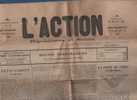 L´ACTION REPUBLICAINE ET SOCIALE 24 JANVIER 1904 - DIE - CREST - SAILLANS - FOIRE DE PARIS - PUBLICITES ... - Informations Générales