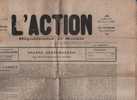 L´ACTION REPUBLICAINE ET SOCIALE 12 JUIN 1904 - DIE - CREST - JAURES - ALLEX - VESCE VELUE - PUBLICITES ... - Algemene Informatie