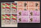 BURUNDI ND MNH** COB 54/57 (4) IMPERFORED DRAPEAUX ROI ROYAUME - Unused Stamps