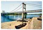 47 ) FL ) MARMANDE, Le Pont Sur La Garonne, Bateau Peche à L'Alose,  CPSM Couleur Grand Format, IRIS Ed - Marmande