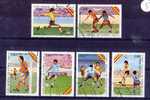 CUBA YT 2322 A 2327 COUPE DU MONDE FOOTBALL ESPANA 1982    TB - 1982 – Spain