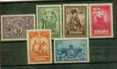 ROUMANIE Nº 365 A 370 * - Unused Stamps