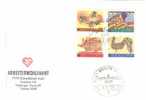 Germany / Berlin - FDC Mi-Nr 386/389 (U310)- - 1971-1980