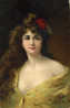 ILLUSTRATEUR ASTI - FEMME ELEGANTE - BELLE COIFFURE - EROTIQUE - GLAMOUR -EDIT. K.F. SERIE 1292 - VOYAGEE 1906 - Asti
