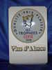 Plaque Métal "VINS D'ALSACE" Les Trophées Cora 2006 - Placas En Aluminio (desde 1961)