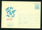 Ubu Bulgaria PSE Stationery 1980 WORKERS LABOUR DAY , 1 MAY  BIRD DOVE PIGEON SPRING FLOWERS Mint/1459 - Palomas, Tórtolas