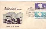 CILE 1971 - FDC - Yvert 377/8 - Anullo Speciale - Trattato Artico - Altri & Non Classificati