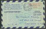 GERMANY, BERLIN, AEROGRAM FROM 1949 TO NEW YORK, Rare! - Andere & Zonder Classificatie