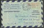 GERMANY, BERLIN, AEROGRAM FROM 1949 TO NEW YORK, Rare! - Other & Unclassified
