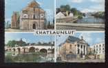 CHATEAUNEUF...4 VUES.CPSM.. ECRITE....‹(•¿•)› - Chateauneuf Sur Charente