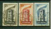 LUXEMBOURG  N° 514 A 516 Obl. - Usados