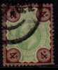 GREAT BRITAIN   Scott: # 133  F-VF USED Clipped Perfs Bottom - Oblitérés