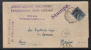 VER115 - LUOGOTENENZA , Da Roma 19/10/1945 . Stampe - Marcofilie