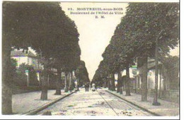 MONTREUIL  BOULEVARD DE L'HOTEL DE VILLE - Montreuil