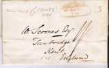 Gr-NG005/ GRIECHENLAND -  Zante/Ionian Inseln,1844, Vorphila-Beleg M. Kompl. Inhalt - Ionian Islands