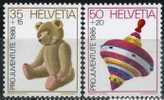 PIA - SVI - 1986 - Pour La Jeunesse : Jouets - (Yv 1260-63) - Unused Stamps