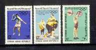 SYRIE YT PA 258 / 260  - OLYMPIC GAMES JO TOKYO 1964  ** MNH NEUFS - Zomer 1964: Tokyo