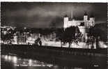 CP - PHOTO - THE TOWER OF LONDON BY NIGHT - R. F. 24 - - Tower Of London