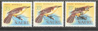 Reed-Warbler Bird - Rousserolle, Oiseau Nauru MNH ** - Collections, Lots & Series