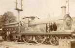 Locomotive Anglaise De 1894 Carte Photo  1936 - Materiale