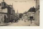 FLOGNY - La Grande Rue Et L'église. - Flogny La Chapelle