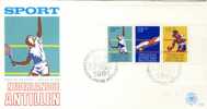 9191  FDC ANTILLES  NEERD - Tennis