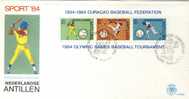 9193  FDC ANTILLES  NEERD - Baseball