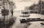 CRUE DE LA SEINE PARIS Quai Debilly 28 Janvier 1910 Cpa Animée - Überschwemmungen