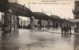 CRUE DE LA SEINE PARIS Grenelle Boulevard De Grenelle 28 Janvier 1910 Cpa Animée - Overstromingen