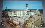 Germany,Karlsruhe,Marktplatz,Trams,Pyramid,Monument,Town Square,postcard - Karlsruhe