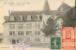 Neufchateau Collége Avec Cachet Au Dos Et Signature Robert Lefevre Et Superbe Timbre Rare D'échangiste Carte Postale TBE - Neufchateau