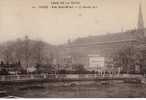 CRUE DE LA SEINE PARIS Pont Saint Michel Janvier 27 1910 Cpa Animée - Überschwemmungen