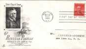 STATI UNITI  1955 - FDC - Yvert 600 - Theodore Roosvelt  - Annullo Speciale - 1951-1960