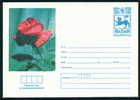 Uch Bulgaria PSE Stationery 1980 Flowers RED ROSES / Animals LION  Mint/4817 - Rosen