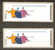 Portugal 2007 Année Européenne égalité Chances Timbres Distributeur VARIETÉ VIOLET Crouzet Prior ATM Equal Opportunities - Timbres De Distributeurs [ATM]