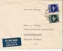 Iu026a/   INDIEN - Brief, Reliefkarte Von Indien, Drucksache N. Deutschland - Brieven En Documenten