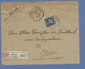 211 Op Aangetekende Brief Met Stempel KOMEN-COMINES - 1921-1925 Petit Montenez