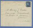 430 Op Brief Met Stempel GREZ-DOICEAU Naar Suisse, Met Censuur Strook En Stempel - 1936-1951 Poortman