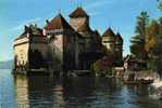 CPSM, VEYTAUX CHATEAU DE CHILLON, PETITE ANIMATION - Veytaux