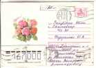GOOD RUSSIA Postal Cover 1993 - Flowers - Stamp: To Paid - Cartas & Documentos