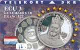 Denmark ECU LUXEMBOURG (16) PIECES ET MONNAIES MONNAIE COINS MONEY PRIVE 3.000 EX - Denmark