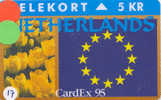 Denmark 5 KR NETHERLANDS CARDEX 95 (17)  PRIVE 1.000 EX - Denmark