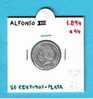 ALFONXO XIII  50 CENTIMOS PLATA 1.894 #94  MBC  DL-908 - Other & Unclassified