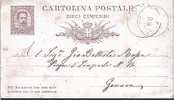 TERRANOVA DI SIBARI - Anno 1886 - Stamped Stationery