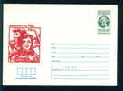 Ucl Bulgaria PSE Stationery 1983 40 Years BRIGADE Team Of Workers , BOY SPADE GIRL PICK ,Animals LION Mint/1607 - Autres & Non Classés