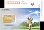 China Pre-stamped Postcard Golf Bankcard - Golf