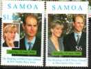 SAMOA ISLANDS  WEDDING OF EDWARD &  SOPHIE  SET OF 2 1999  MINT SG971-972 SPECIAL PRICE !!READ DESCRIPTION !! - Samoa (Staat)