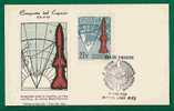 SPACE - LAUNCHING ROCKET GAMMA-CENTAURO From ANTARTICA - 1965 FIRST DAY CACHETED CARD - South America